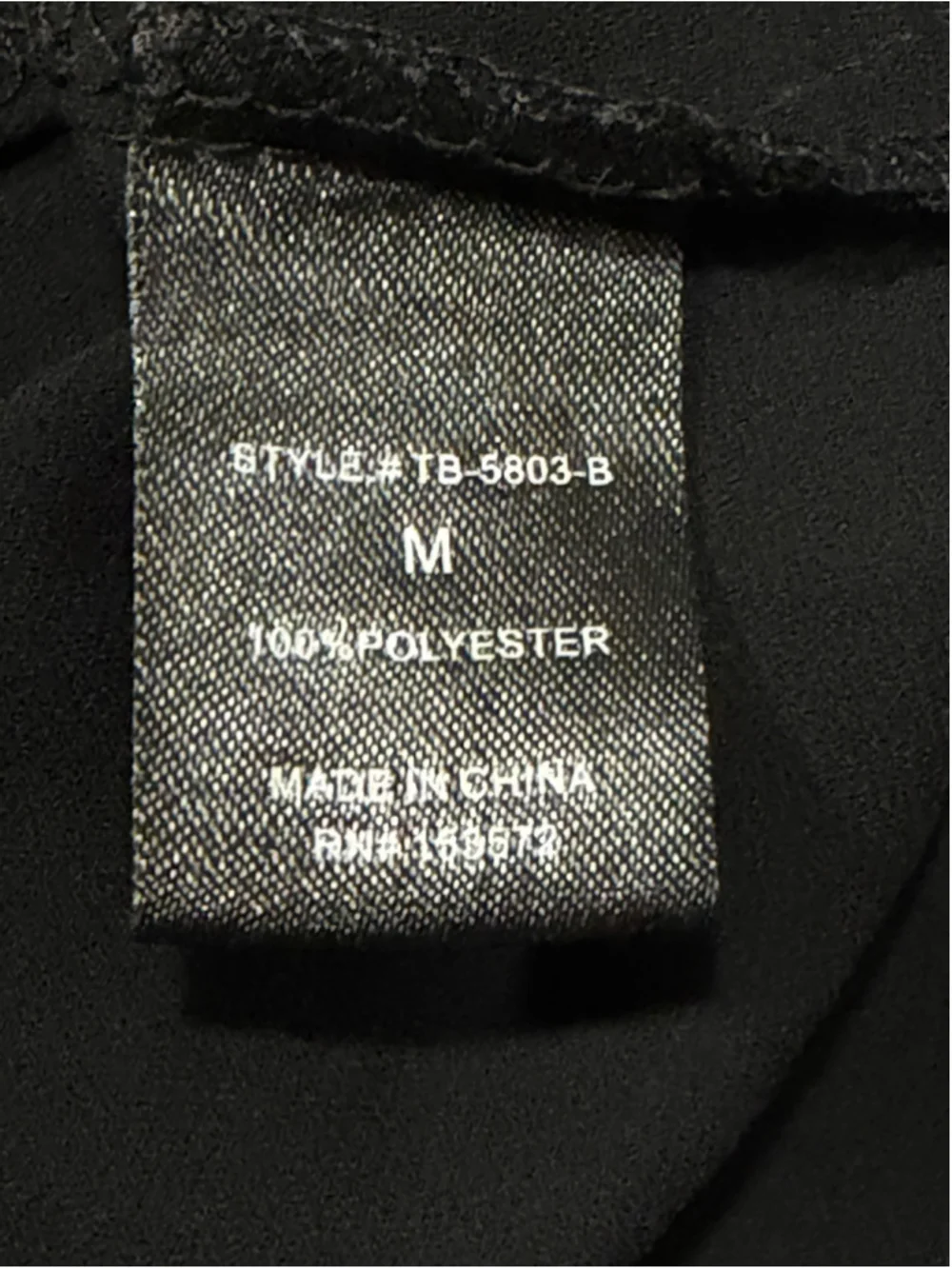 15. Women's Böhme Black Blouse Size M - Picture 7 of 8